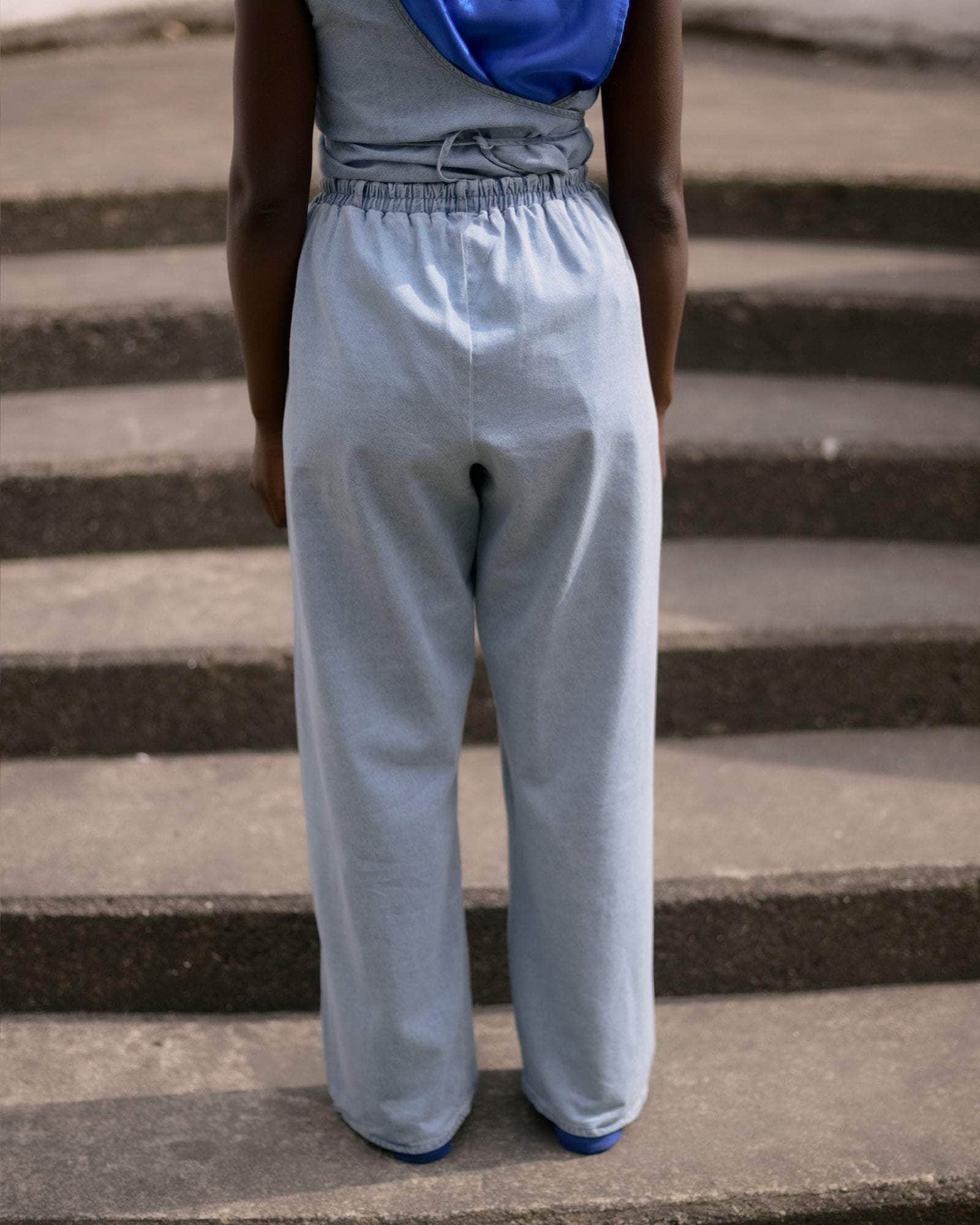 BASERANGE WOVEN CRAVAT PANTS