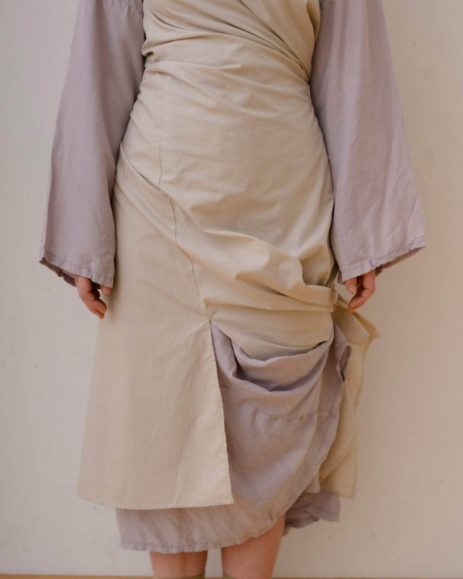 BASERANGE WOVEN DECTI DRESS