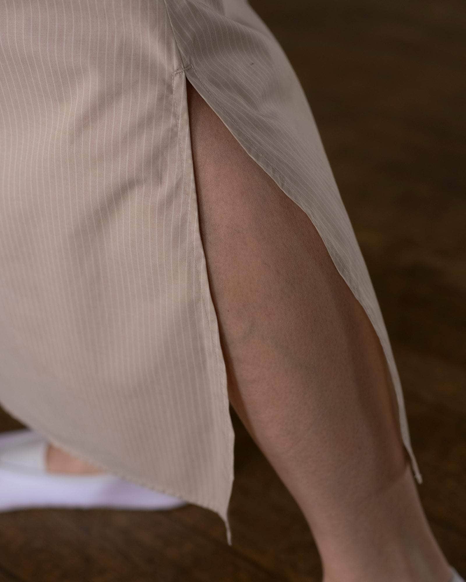 BASERANGE WOVEN DECTI DRESS