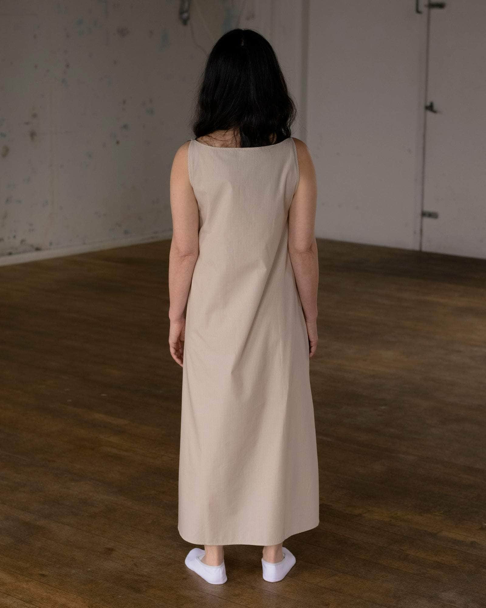 BASERANGE WOVEN DECTI DRESS