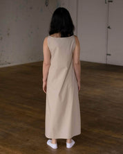 BASERANGE WOVEN DECTI DRESS