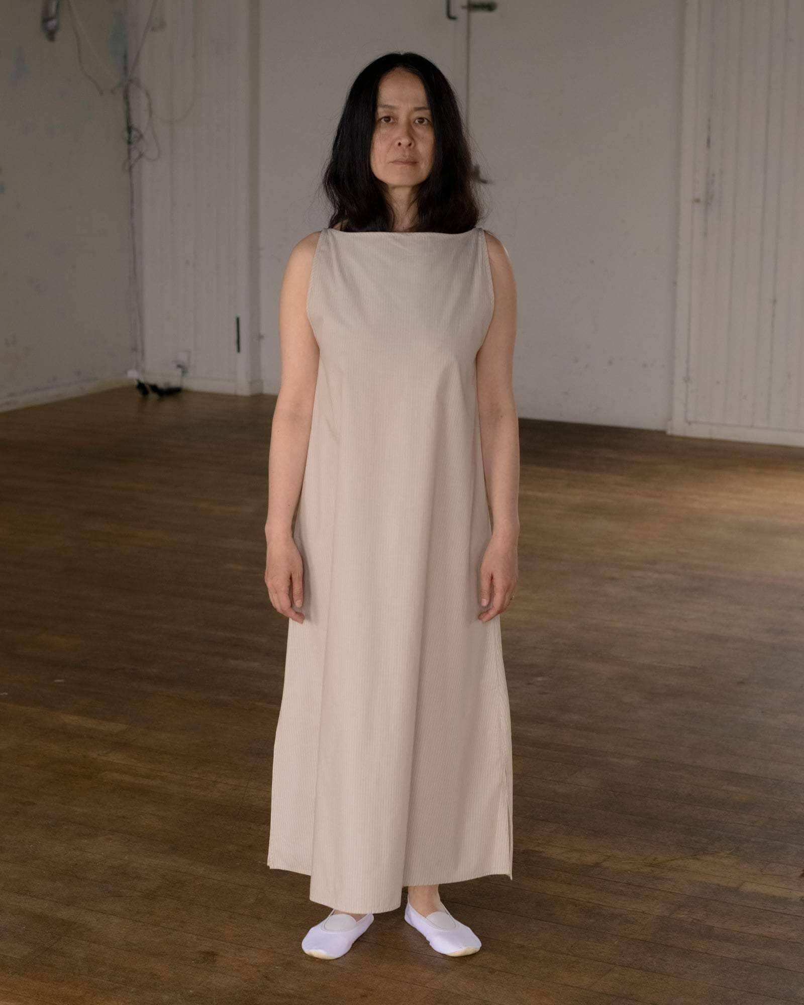 BASERANGE WOVEN DECTI DRESS