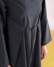 BASERANGE WOVEN DECTI LONG SLEEVE DRESS