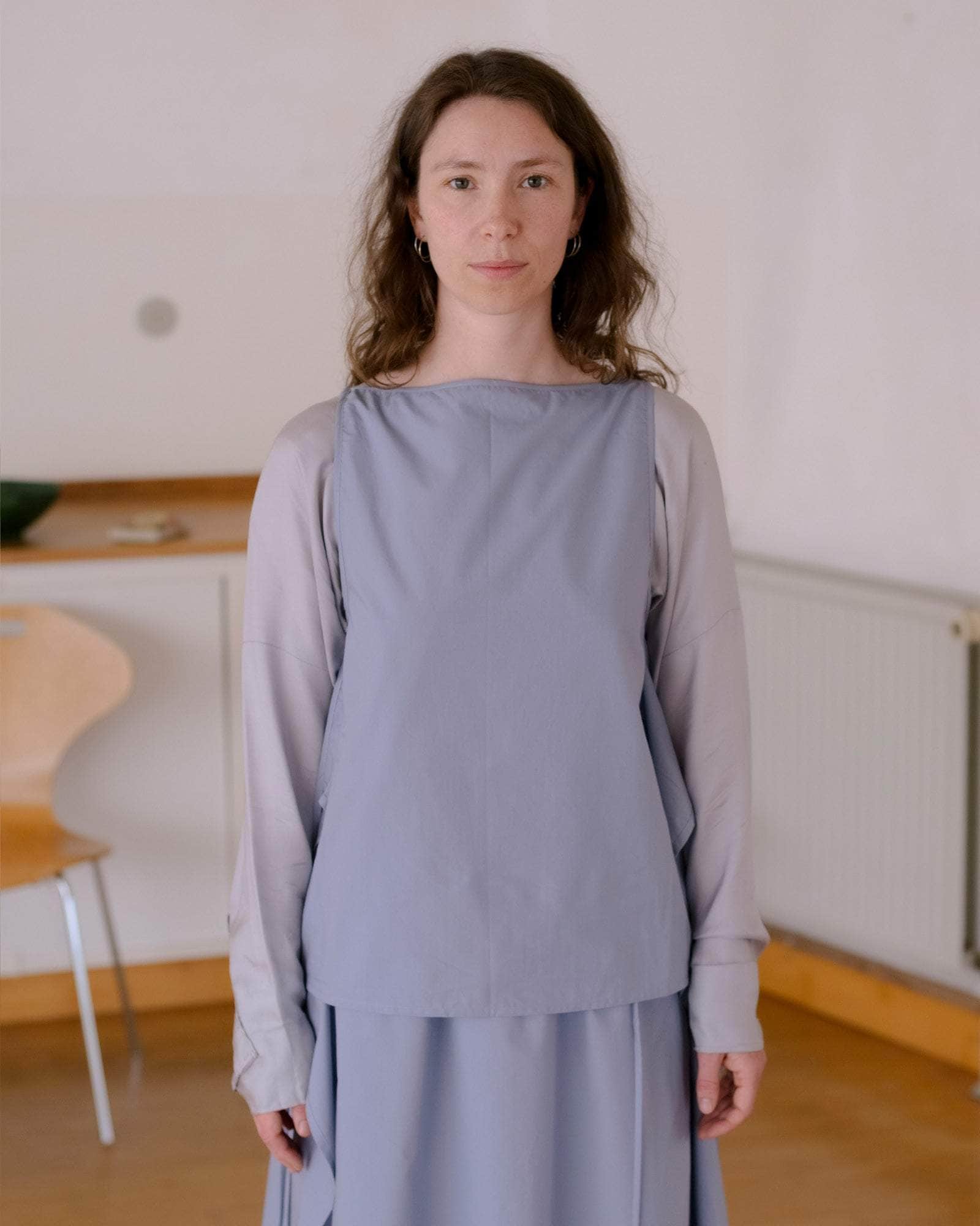 BASERANGE WOVEN DECTI TOP