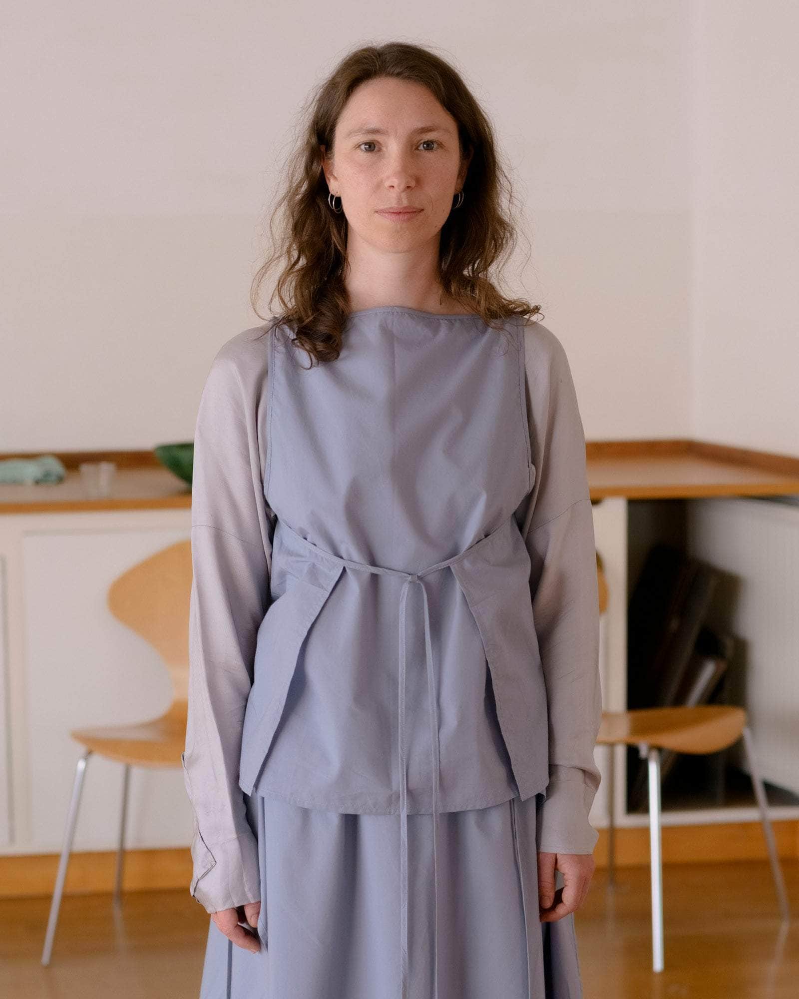 BASERANGE WOVEN DECTI TOP