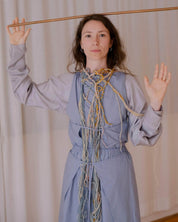 BASERANGE WOVEN DECTI TOP