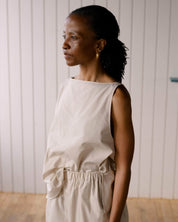 BASERANGE WOVEN DECTI TOP