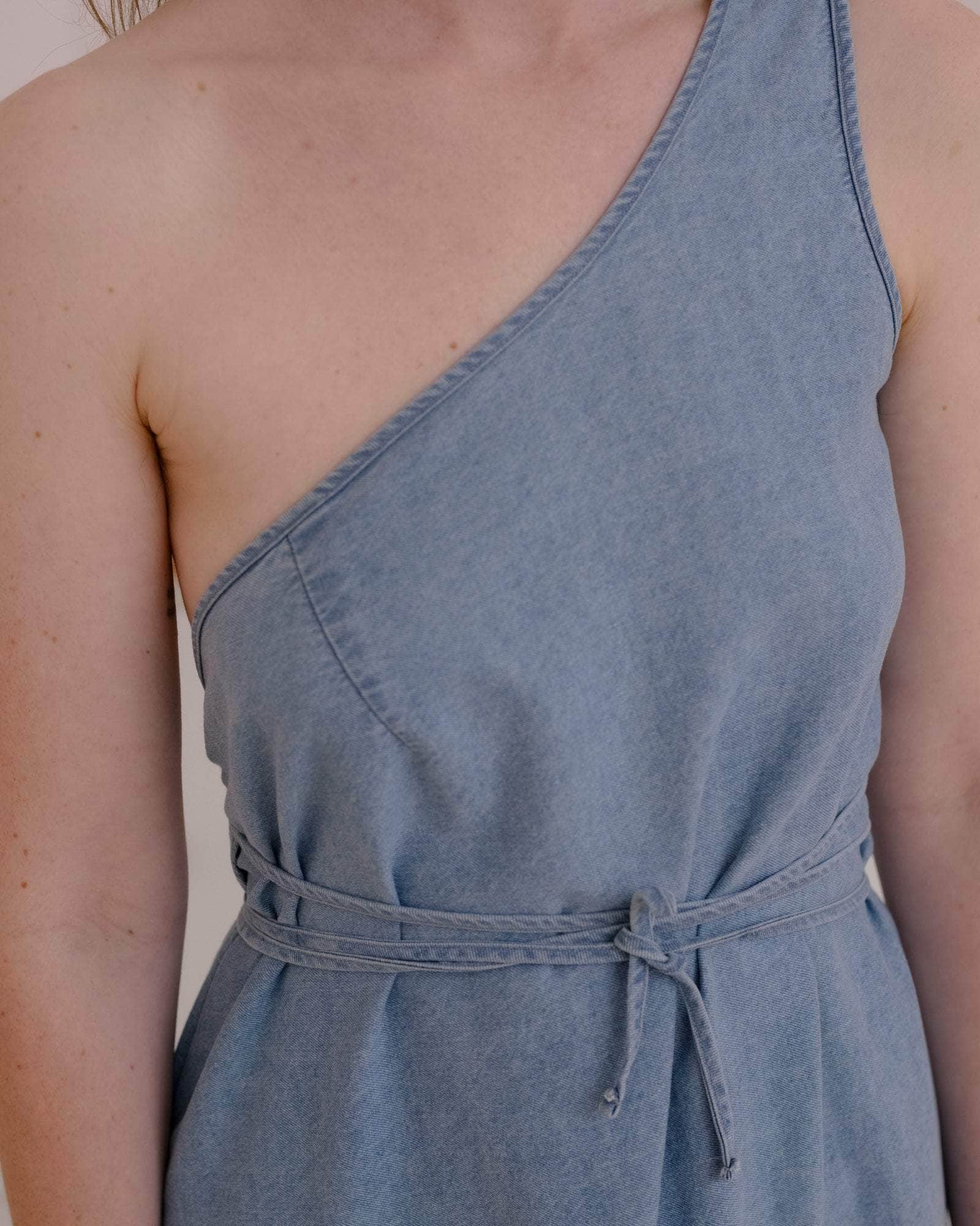 BASERANGE WOVEN EYE DRESS