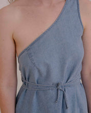 BASERANGE WOVEN EYE DRESS