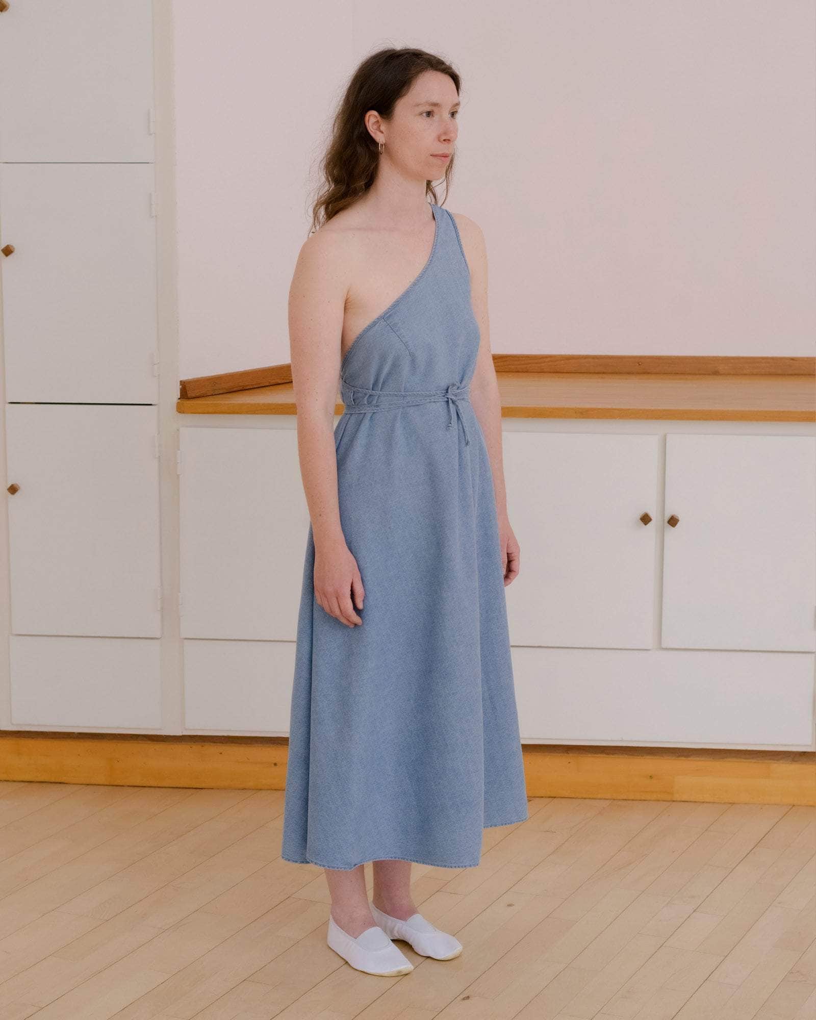 BASERANGE WOVEN EYE DRESS