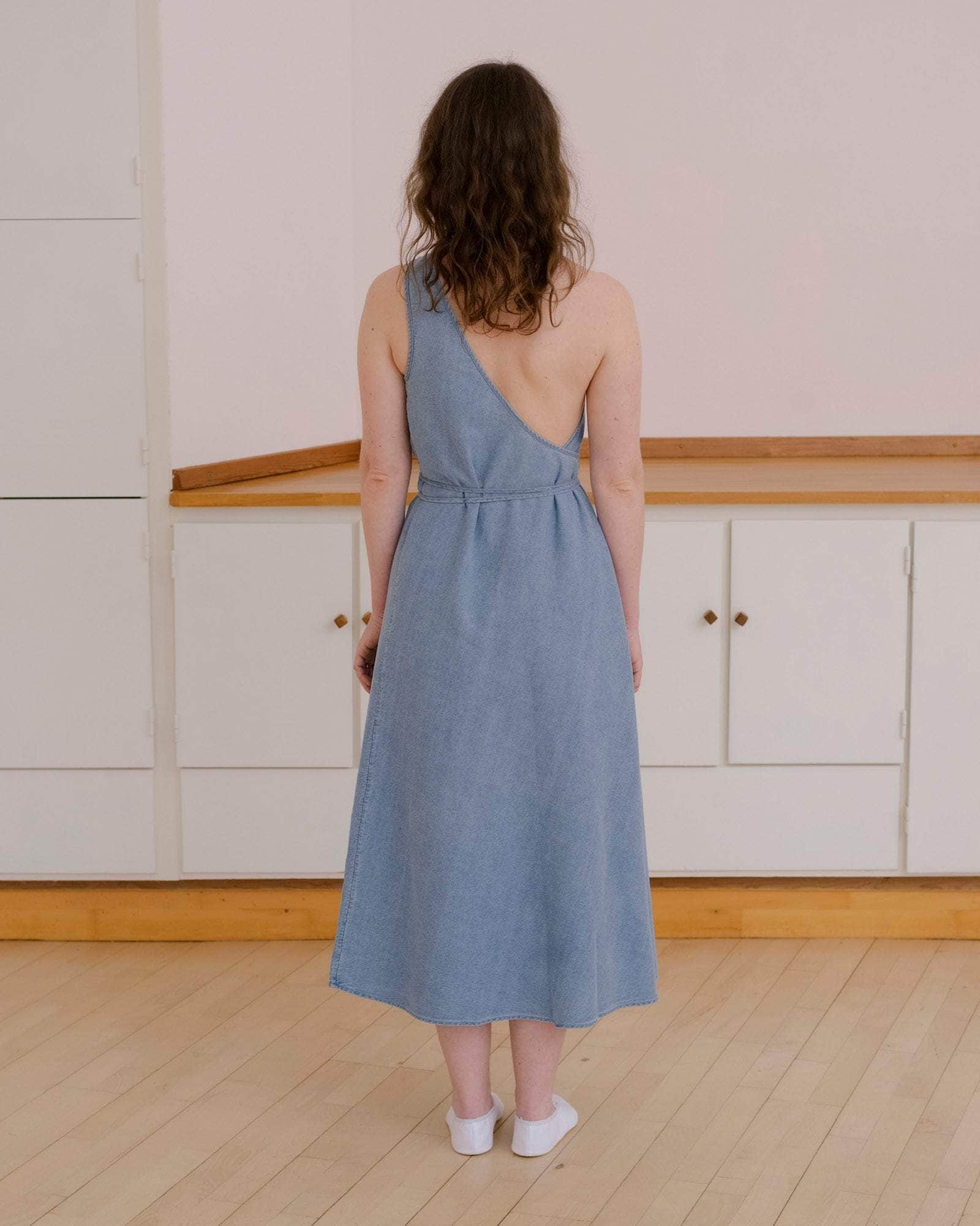 BASERANGE WOVEN EYE DRESS