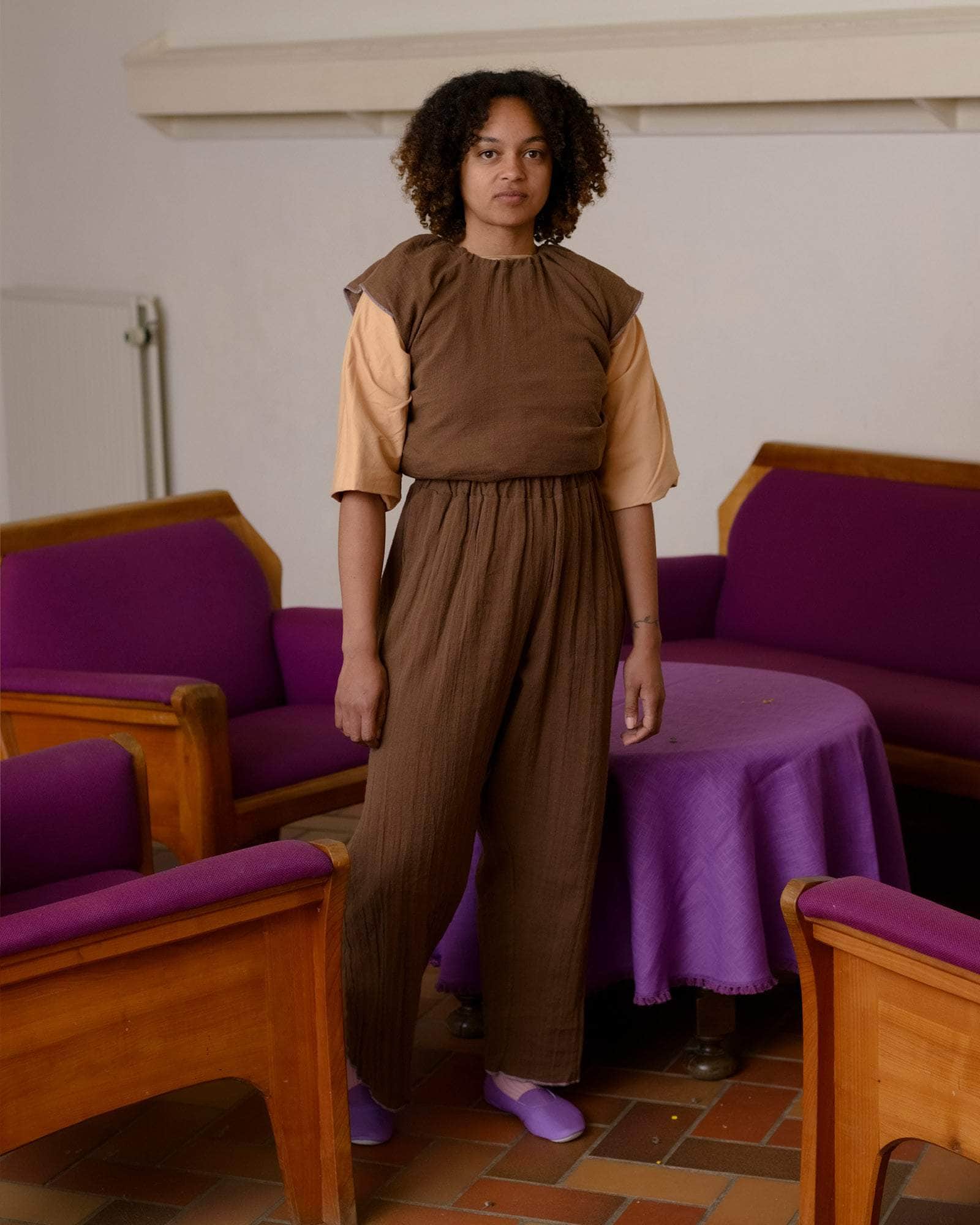 BASERANGE WOVEN FOLIO PANTS