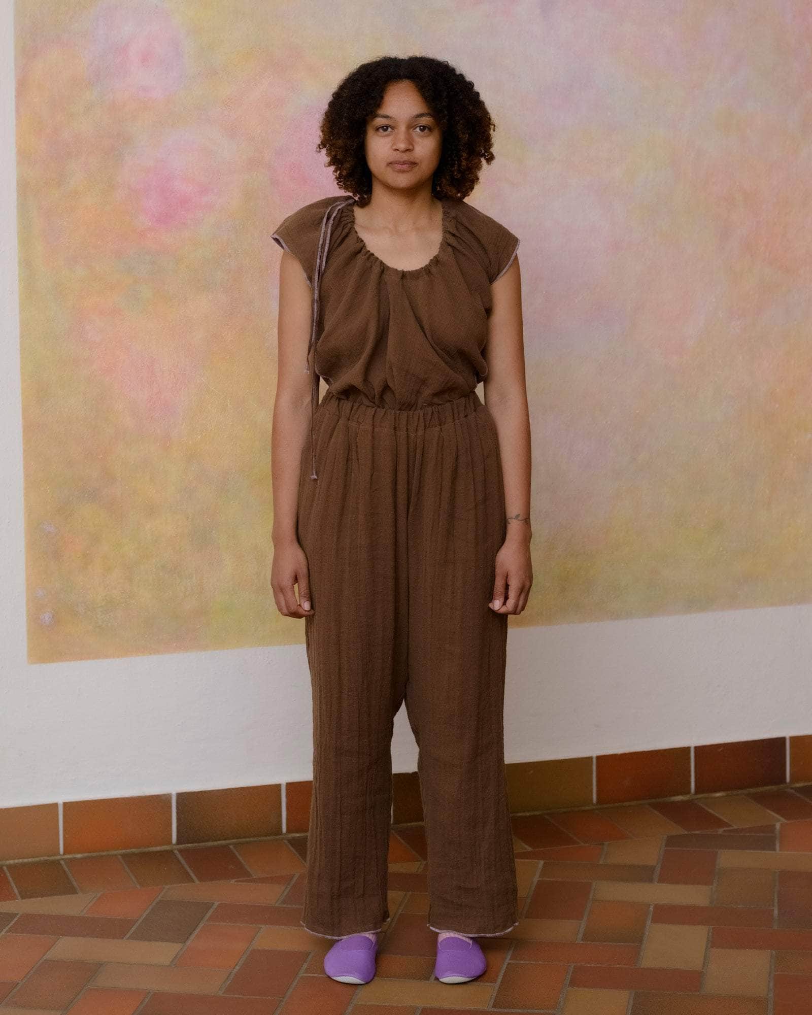 BASERANGE WOVEN FOLIO PANTS