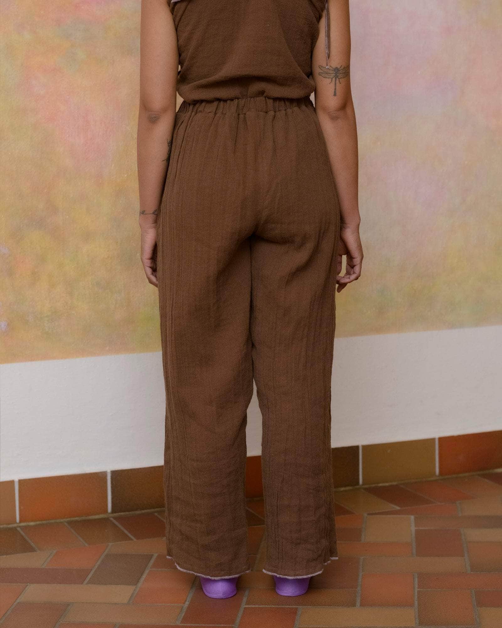 BASERANGE WOVEN FOLIO PANTS