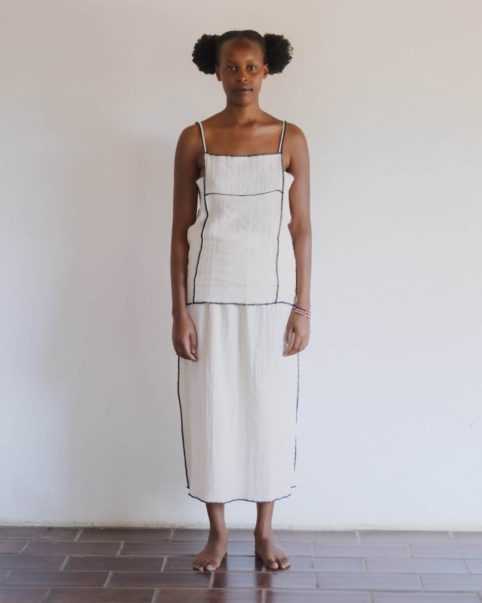 BASERANGE WOVEN FOLIO SKIRT