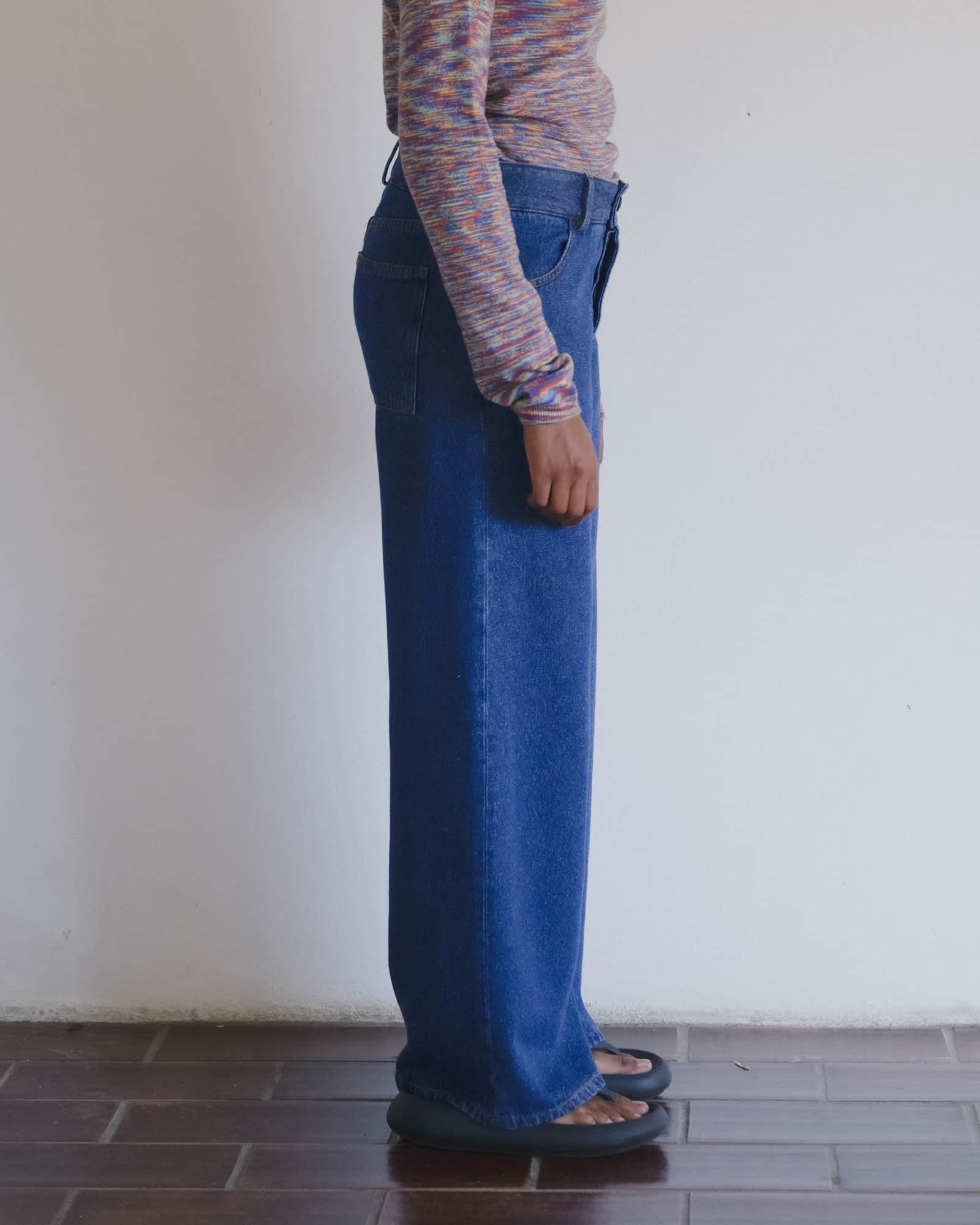 BASERANGE WOVEN GRASS PANTS