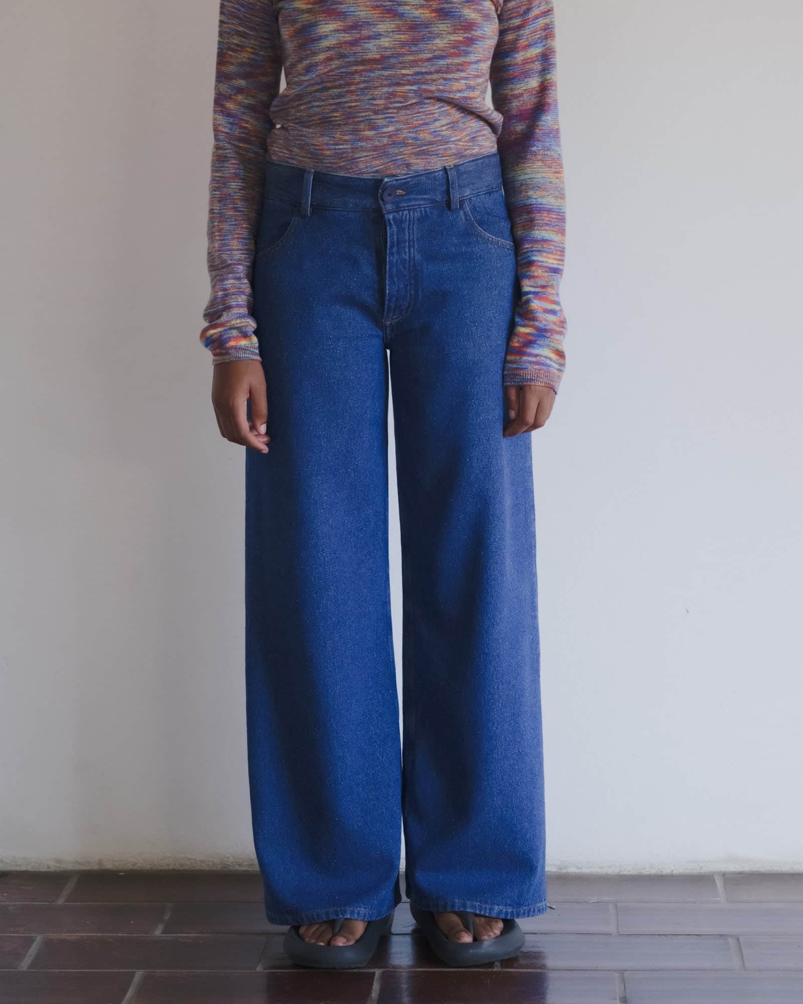 BASERANGE WOVEN GRASS PANTS