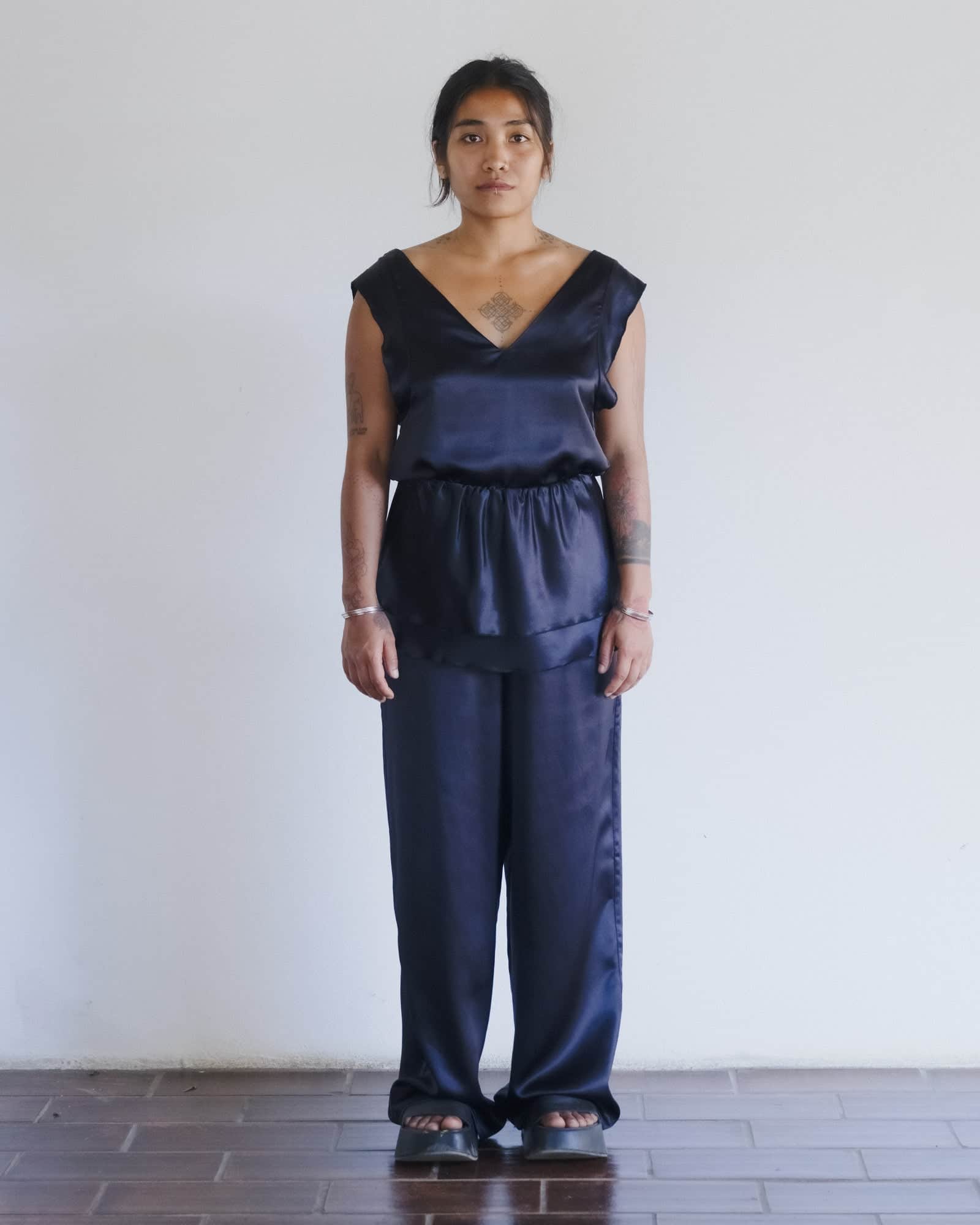 BASERANGE WOVEN KIN PANTS