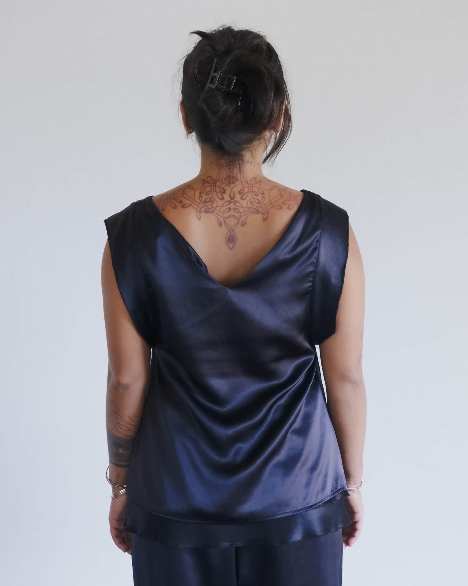 BASERANGE WOVEN KIN TOP