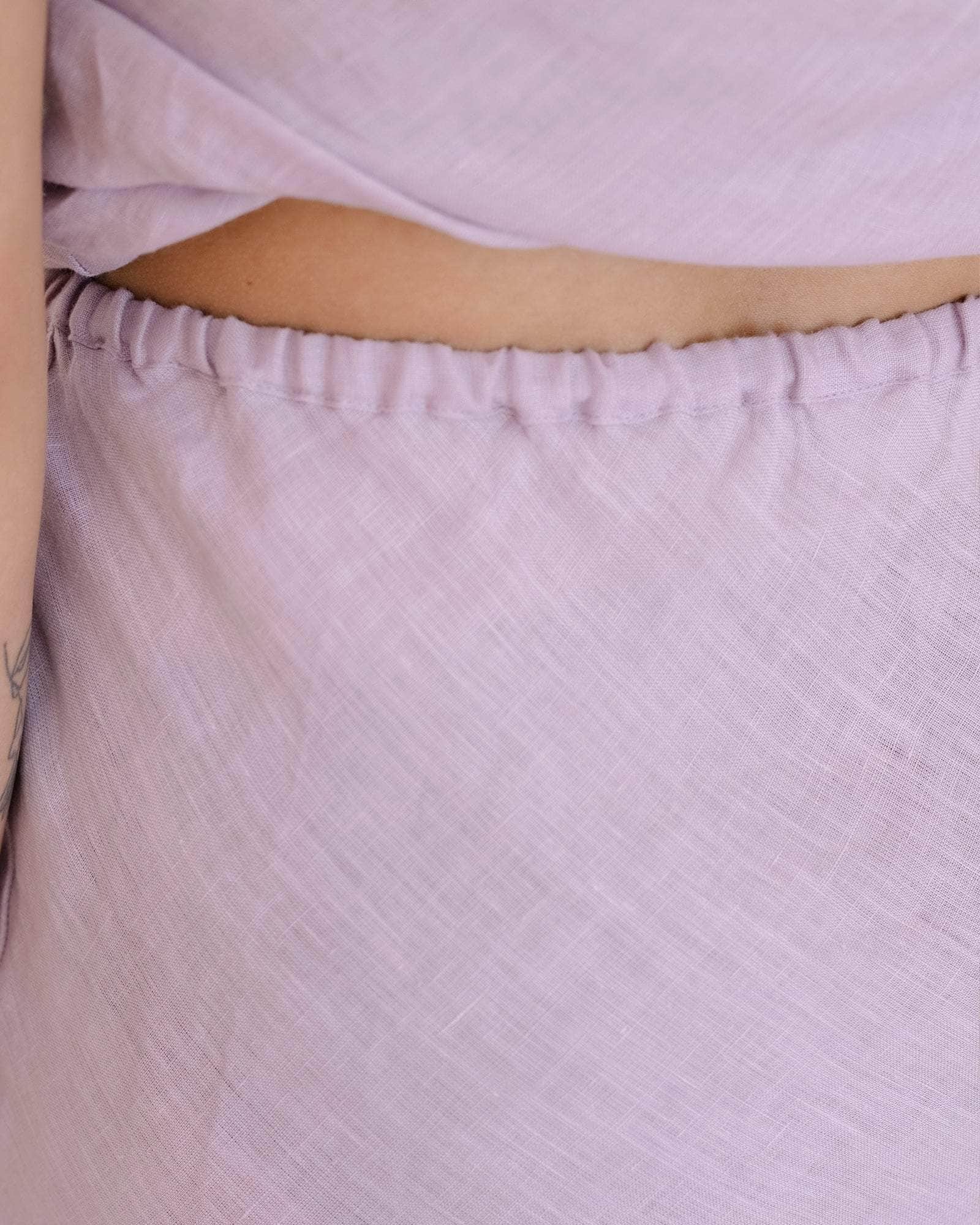 BASERANGE WOVEN LARVA SKIRT