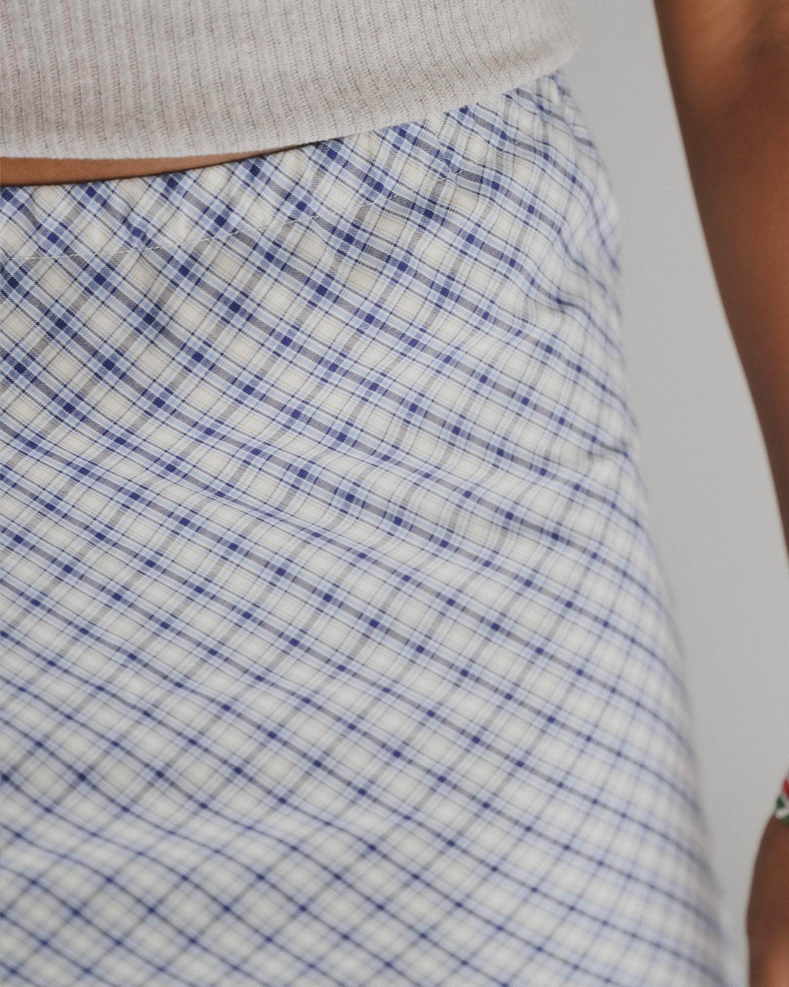 BASERANGE WOVEN LARVA SKIRT