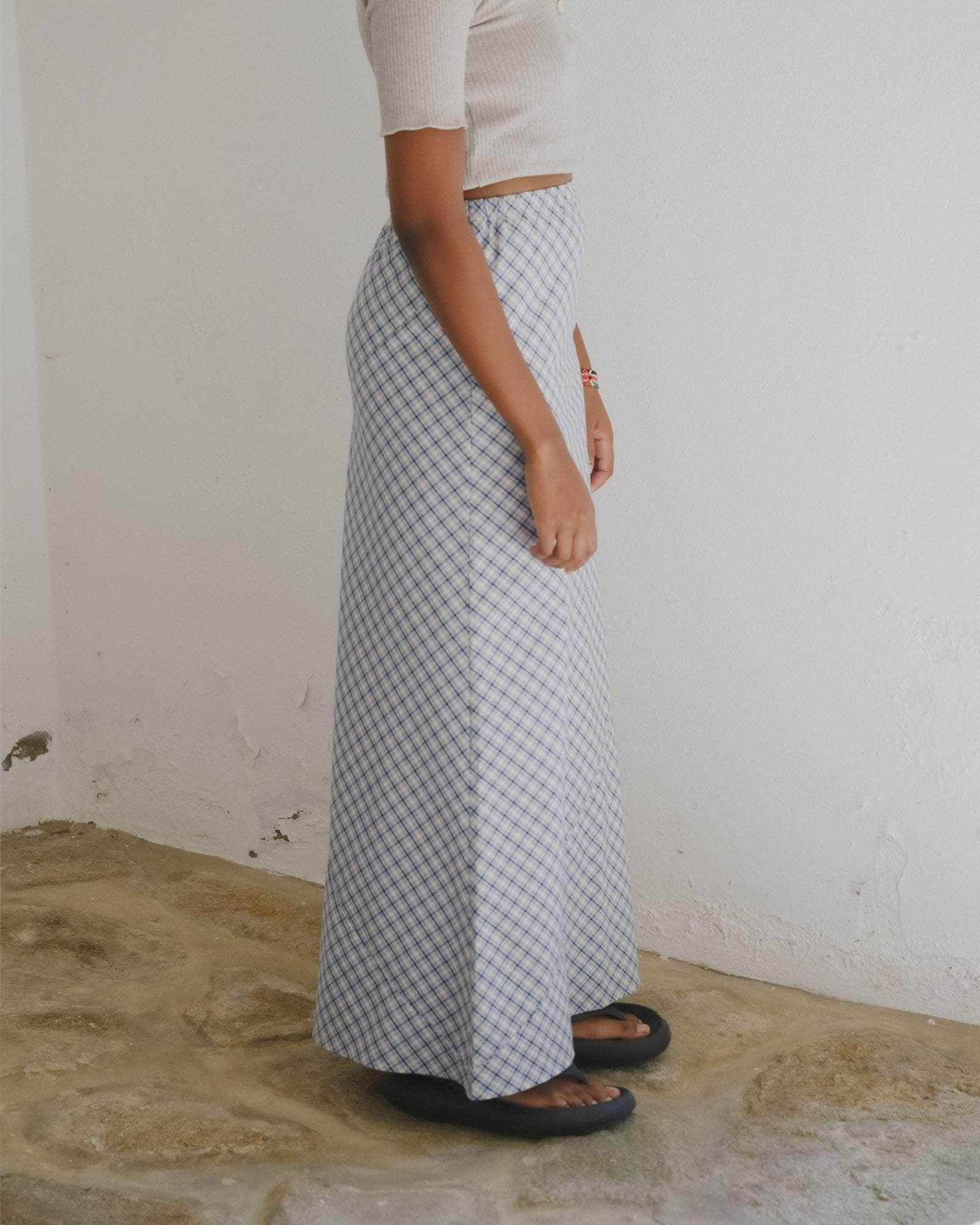 BASERANGE WOVEN LARVA SKIRT
