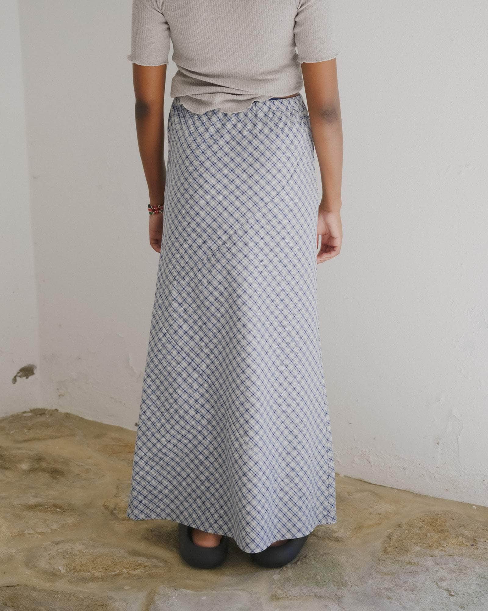 BASERANGE WOVEN LARVA SKIRT