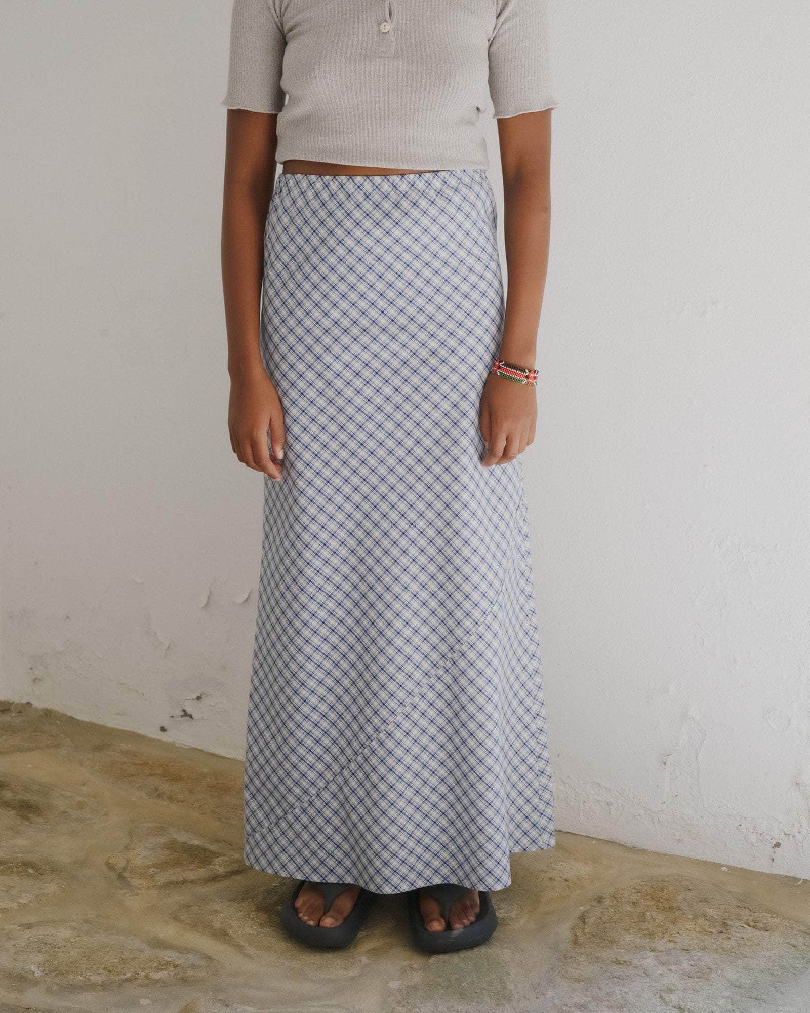 BASERANGE WOVEN LARVA SKIRT