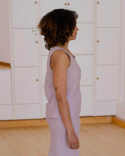 BASERANGE WOVEN LARVA TOP