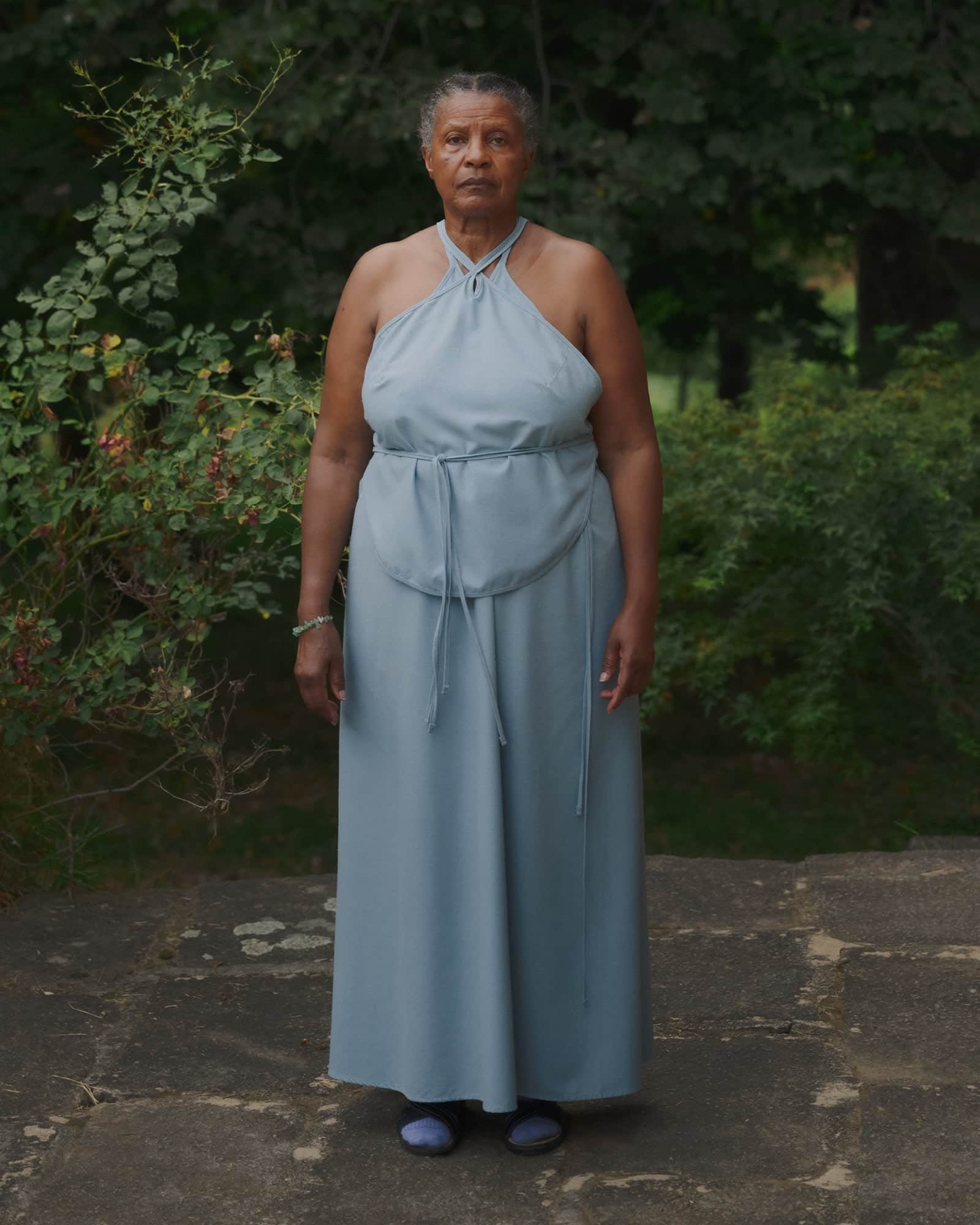 BASERANGE WOVEN MAR TOP