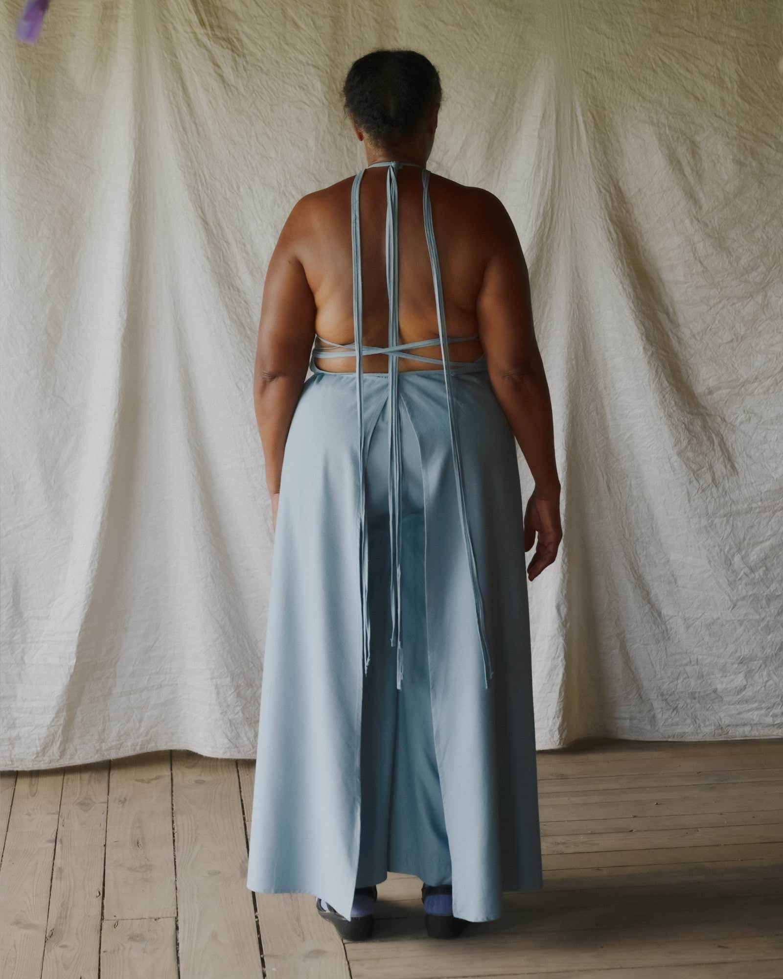 BASERANGE WOVEN MAR TOP