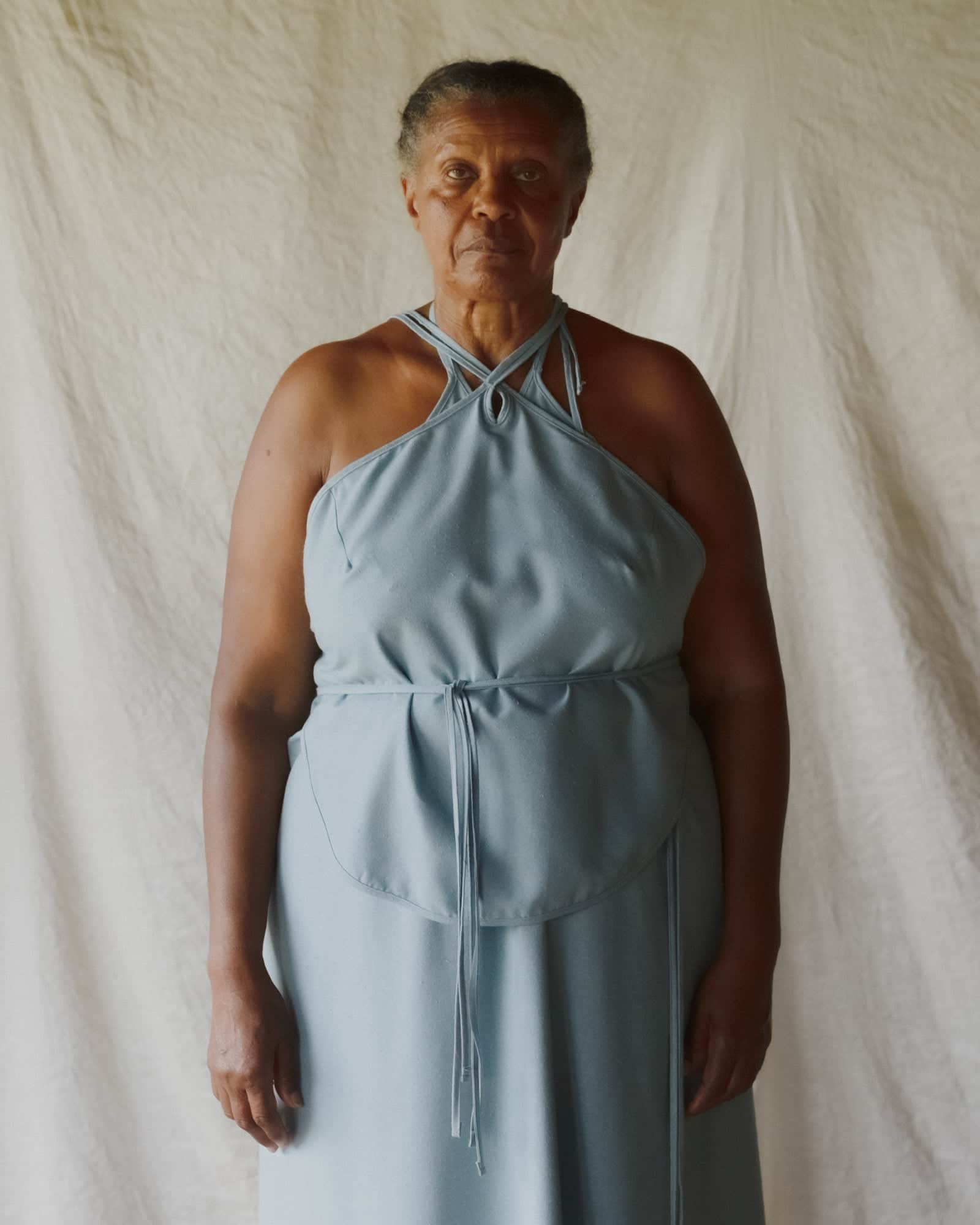 BASERANGE WOVEN MAR TOP