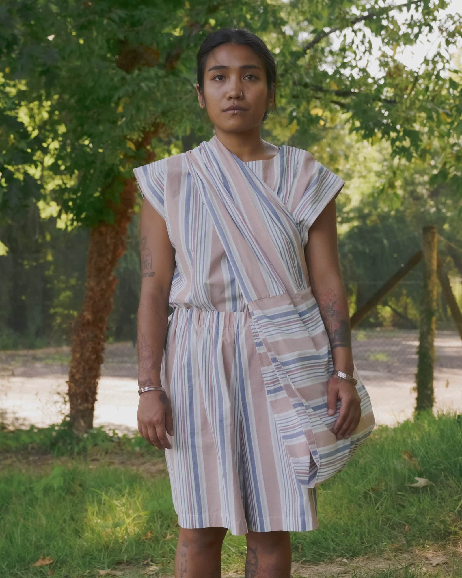 BASERANGE WOVEN MARTINIQUE BRICK / ONE SIZE HALE BAG