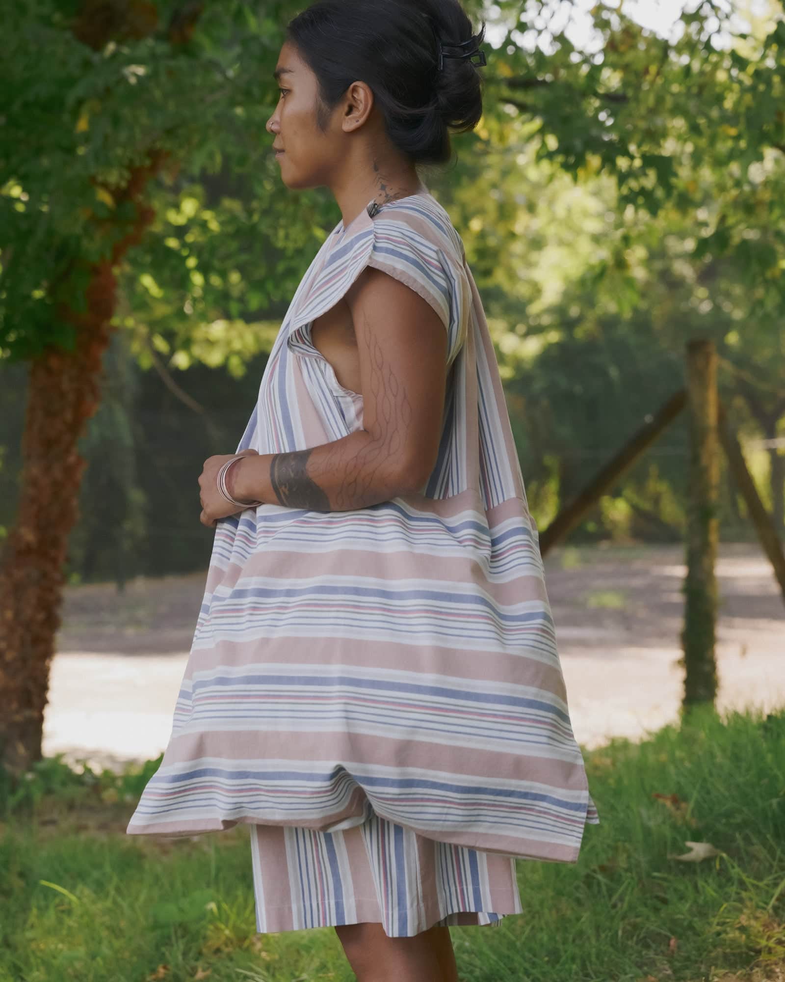 BASERANGE WOVEN MARTINIQUE BRICK / ONE SIZE HALE BAG