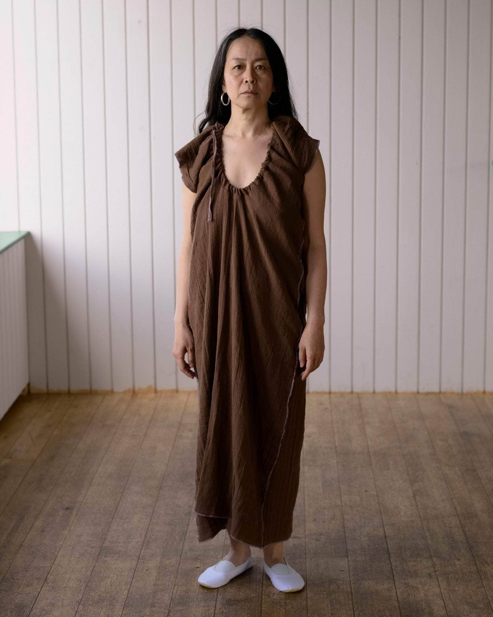 BASERANGE WOVEN MAX DRESS