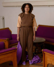 BASERANGE WOVEN MAX TOP