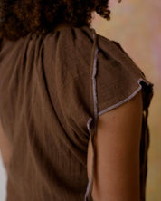 BASERANGE WOVEN MAX TOP