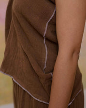 BASERANGE WOVEN MAX TOP