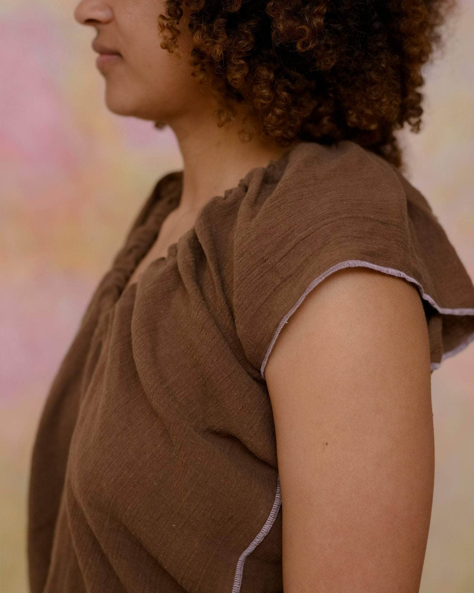 BASERANGE WOVEN MAX TOP