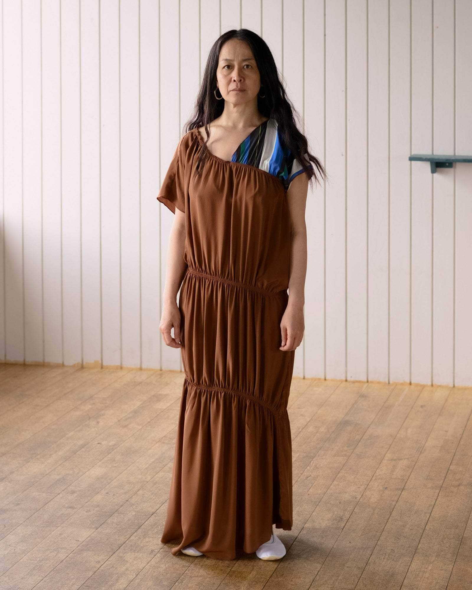 BASERANGE WOVEN MECO DRESS