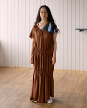 BASERANGE WOVEN MECO DRESS