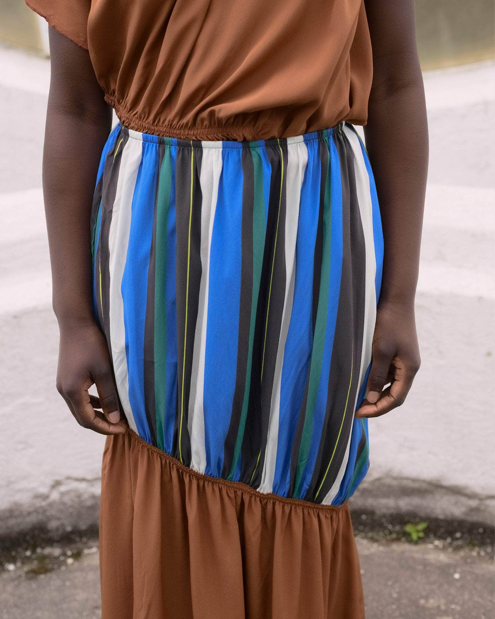 BASERANGE WOVEN MECO SKIRT