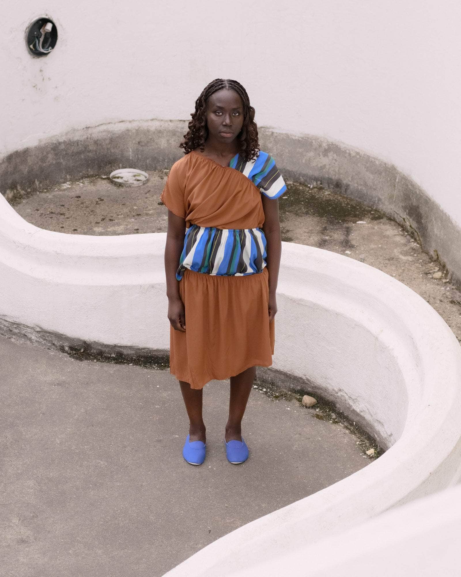 BASERANGE WOVEN MECO TOP