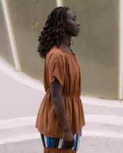 BASERANGE WOVEN MECO TOP