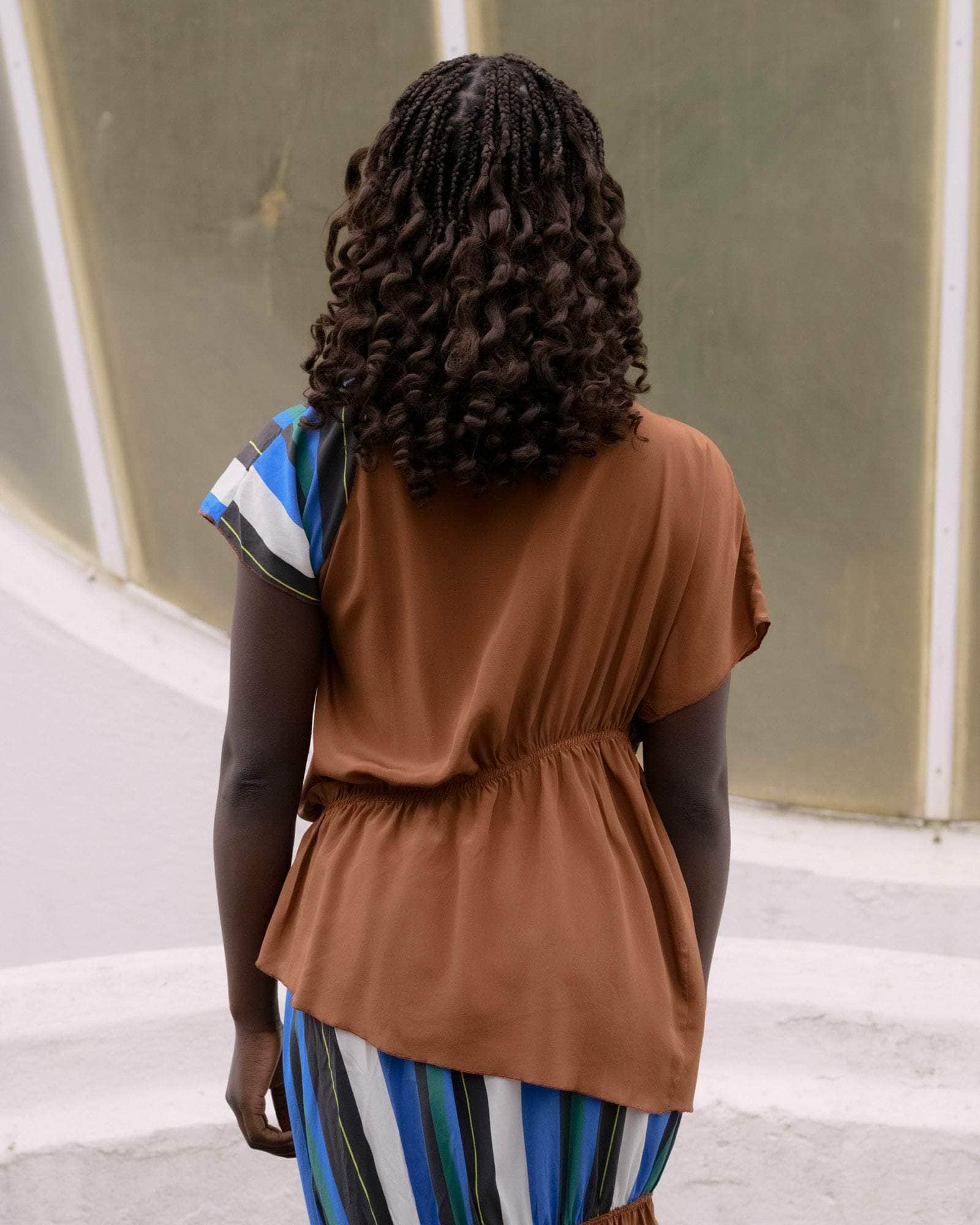 BASERANGE WOVEN MECO TOP