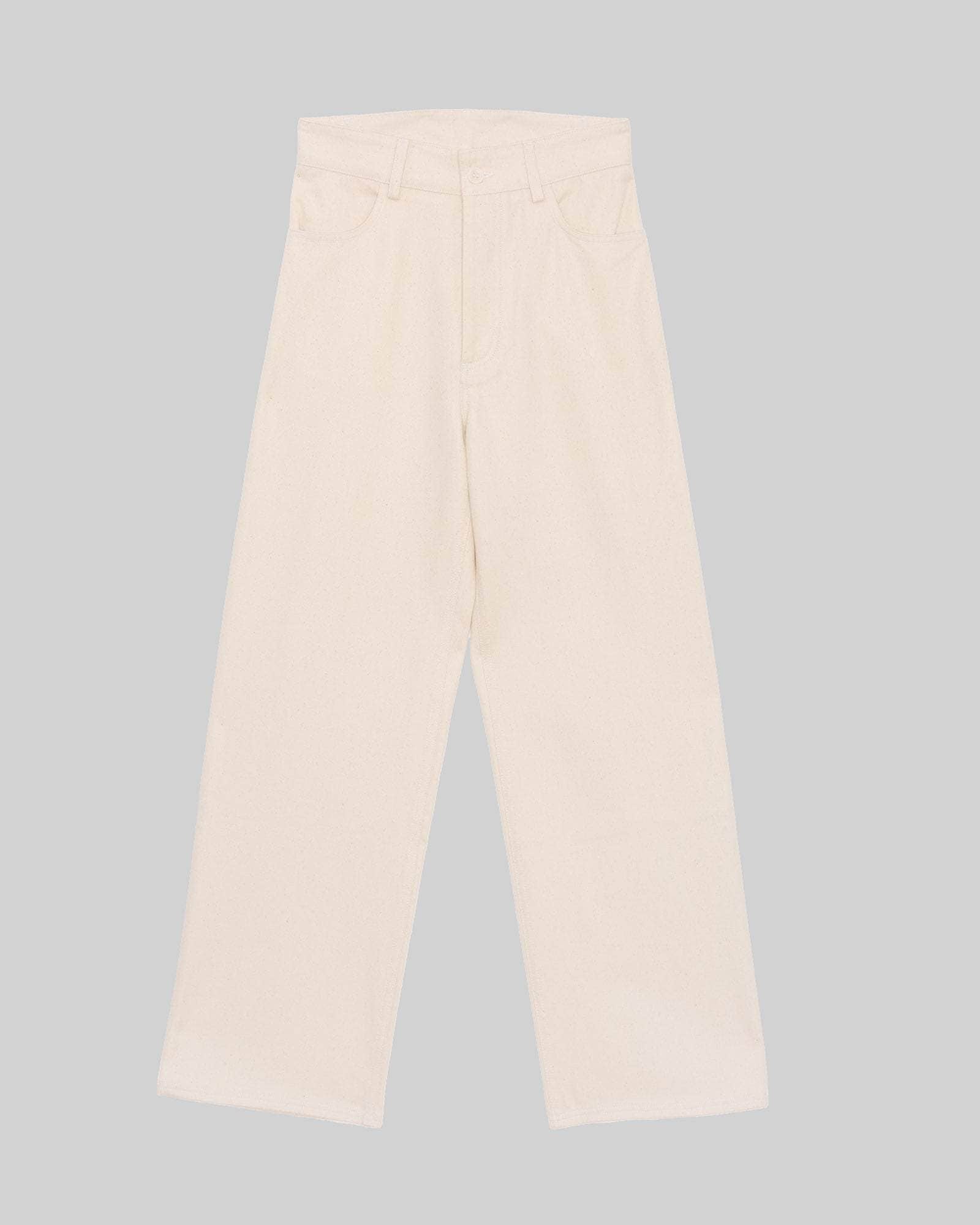 Navalo Pants in Undyed | Organic cotton canvas | Baserange