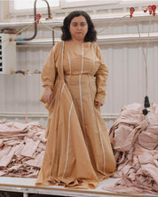 BASERANGE WOVEN NIKA DRESS