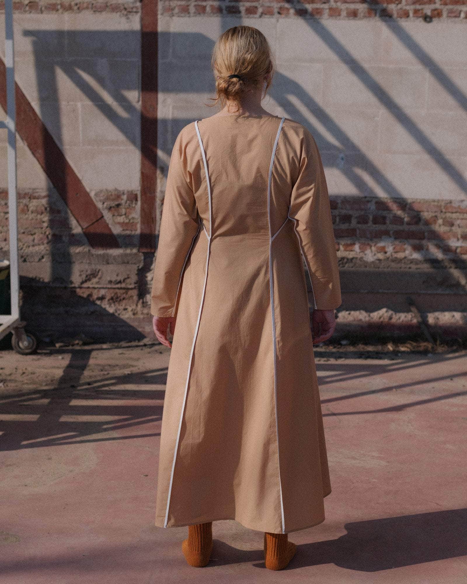 BASERANGE WOVEN NIKA DRESS