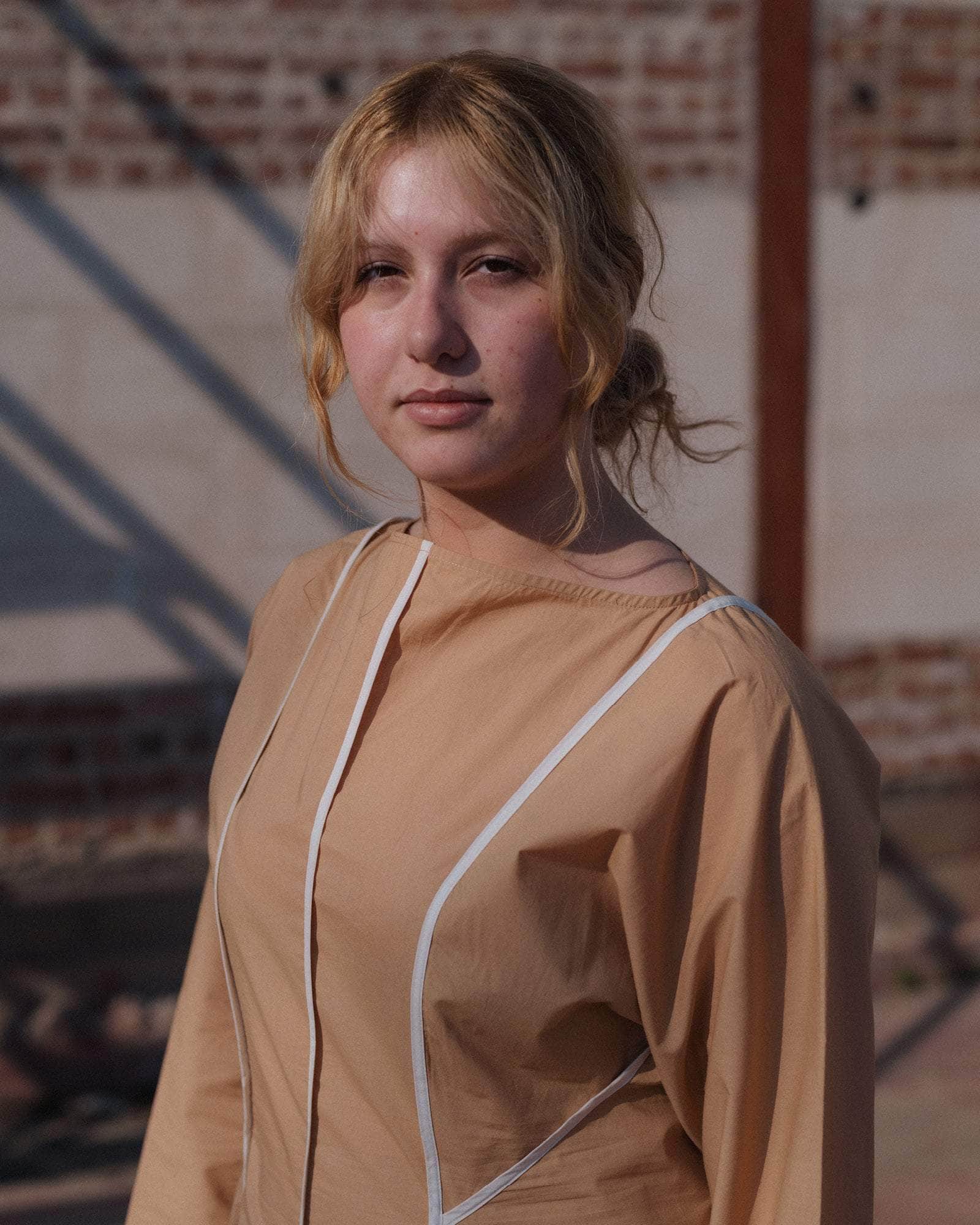 BASERANGE WOVEN NIKA DRESS