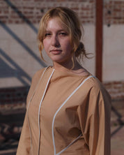 BASERANGE WOVEN NIKA DRESS